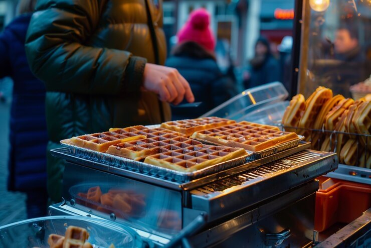 Waffle Maker For A Business