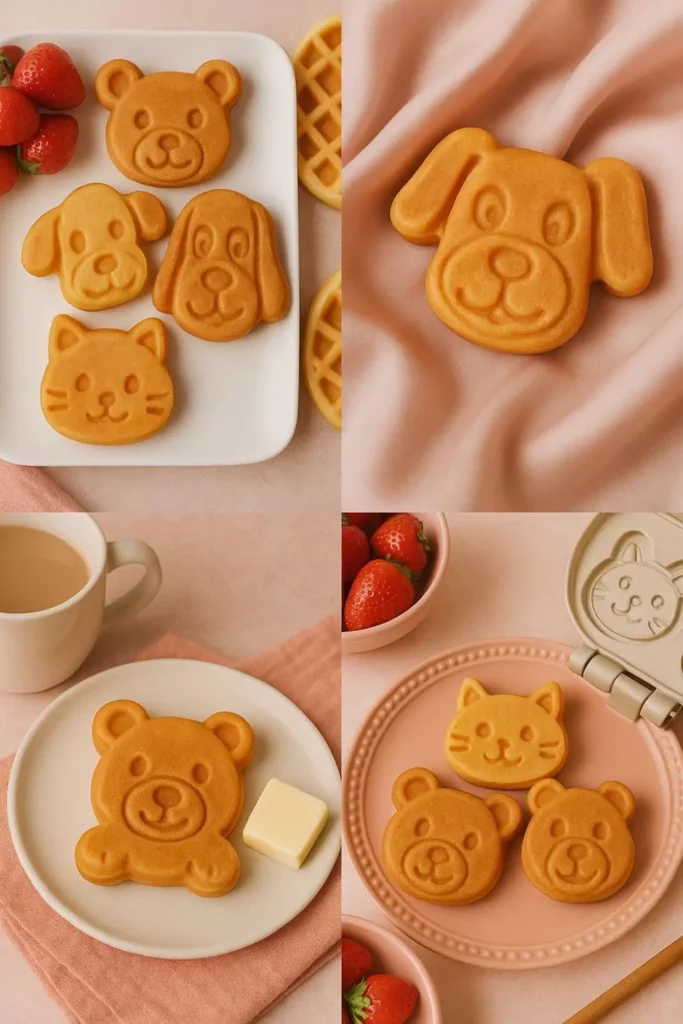 Animal shape waffle