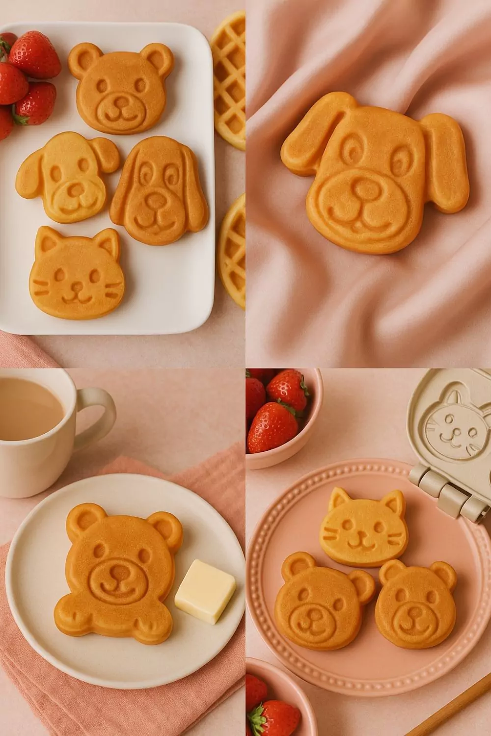 Animal shape waffle