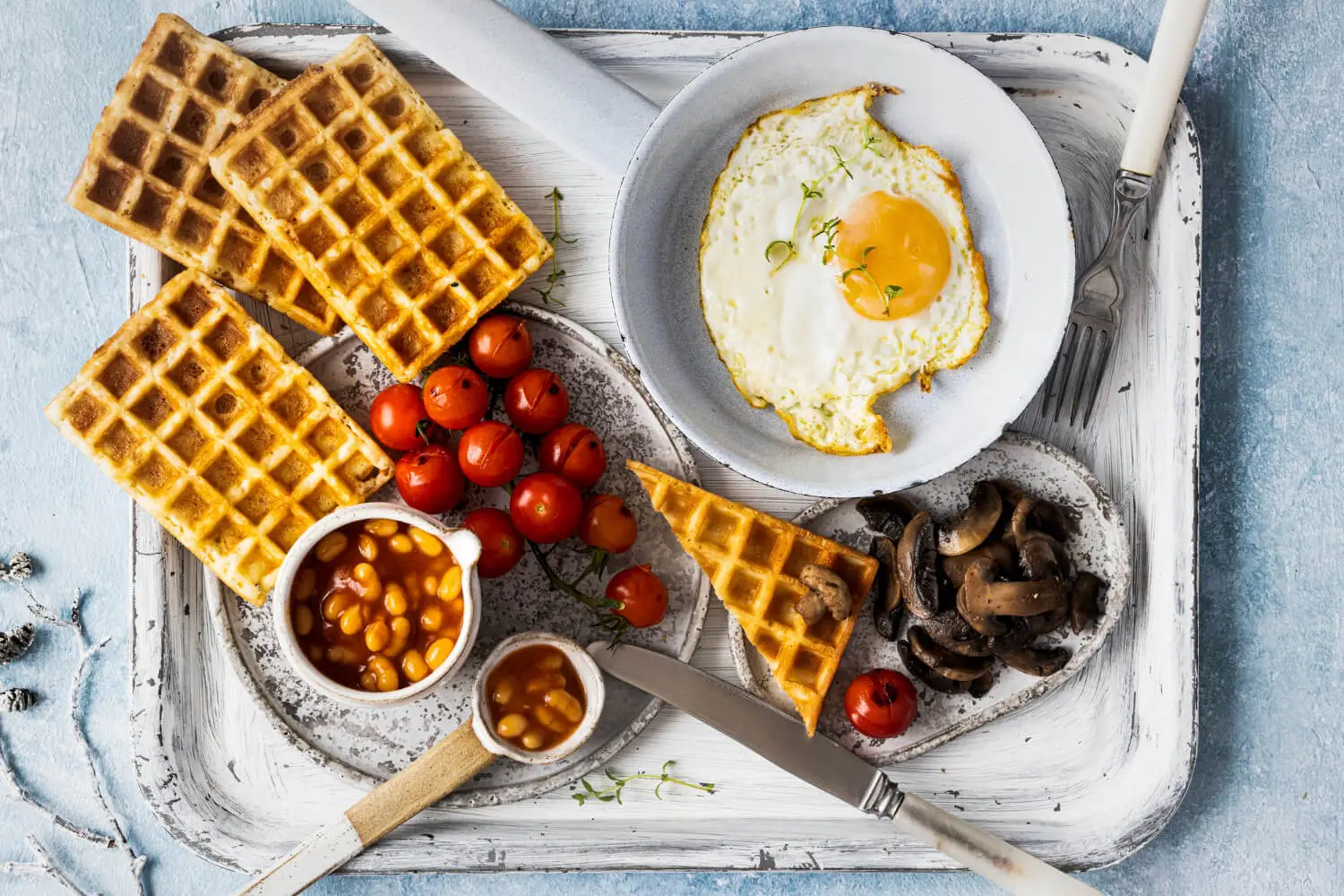 best toppings for savory waffles