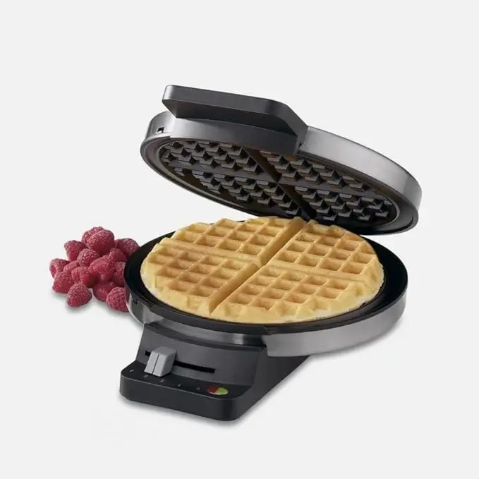 cuisinart classic round waffle maker