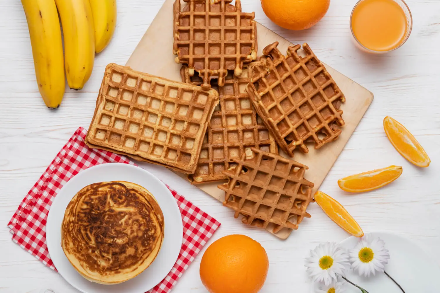 difference between waffle batter and pancake batter