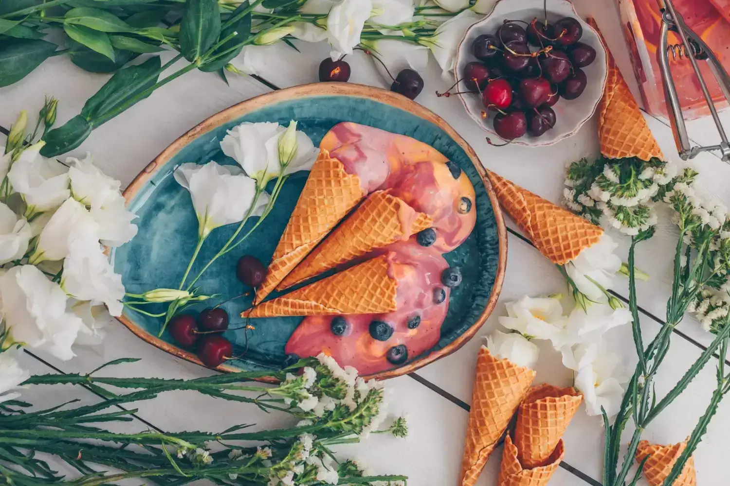 homemade waffle cones