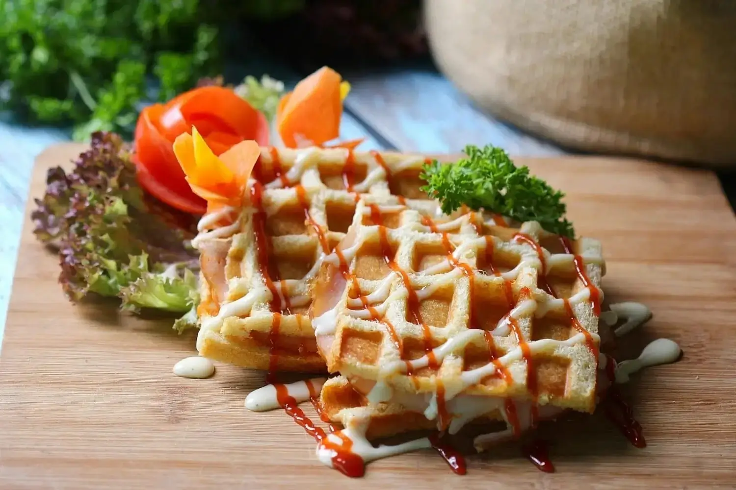 savory vegan waffle recipe