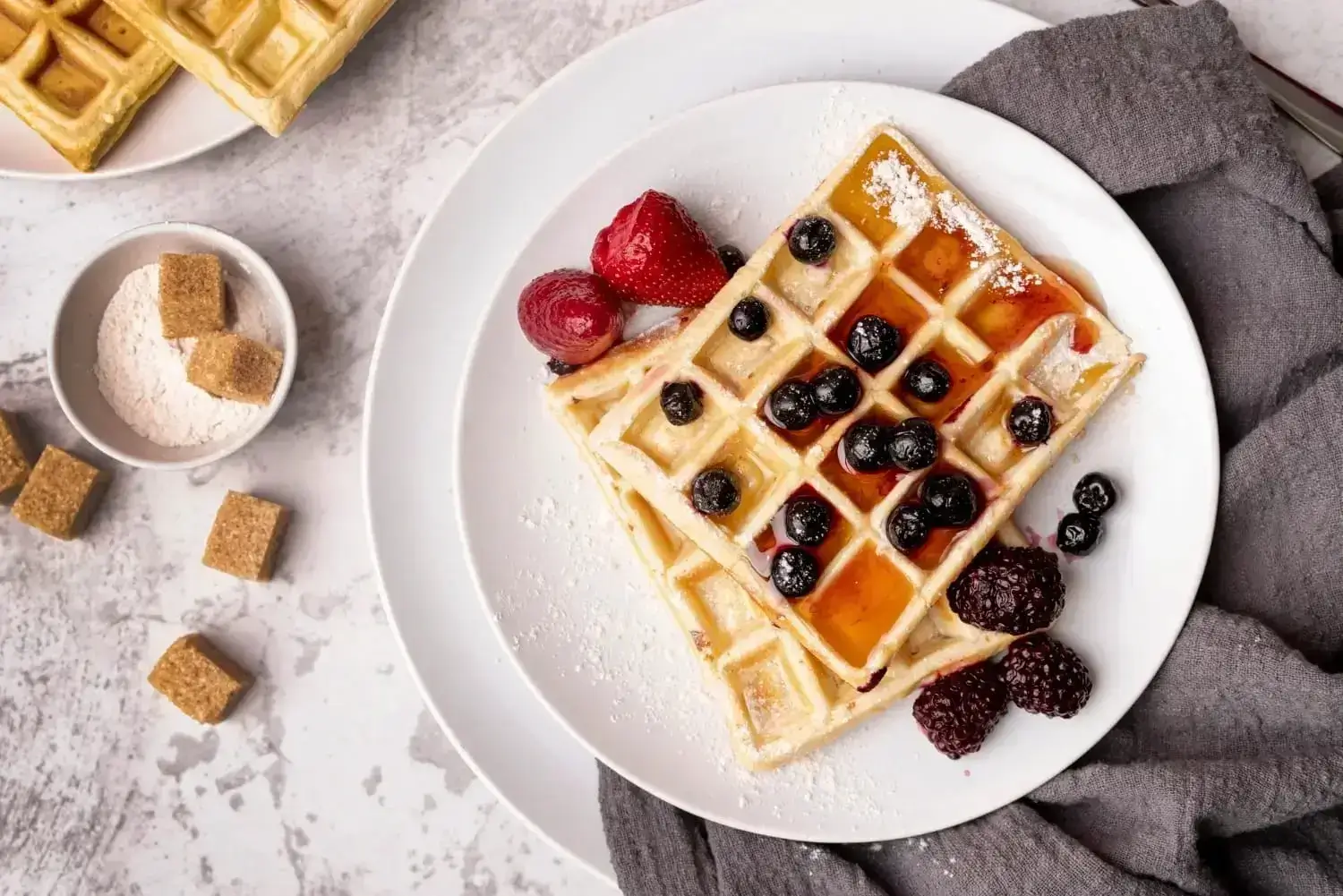 toppings for protein high waffles