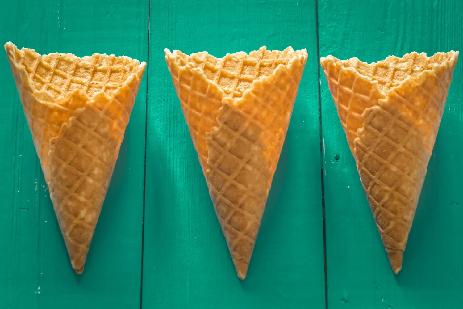 waffle cones