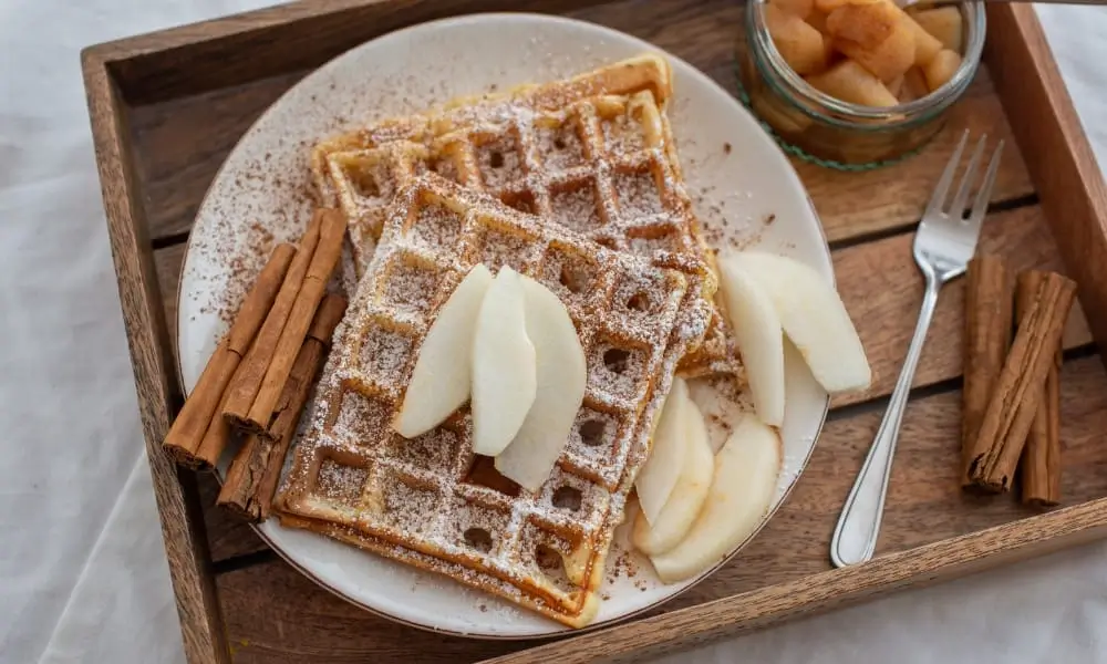 ceative options for baked apple waffles