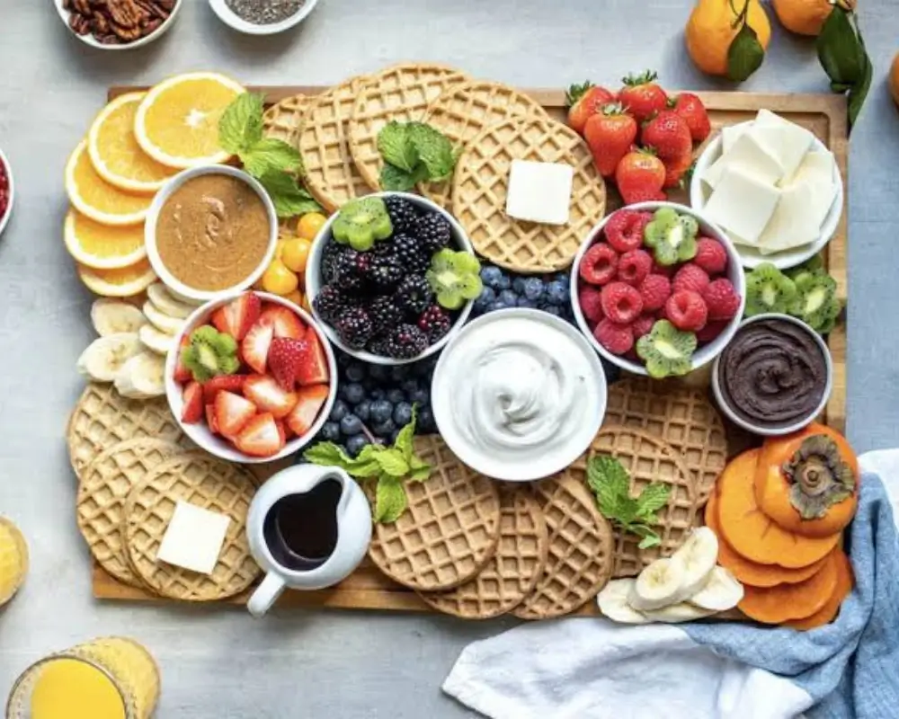 hosting a waffle party. easy tips and ideas