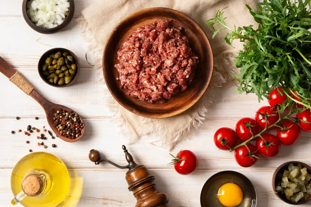 ingredients-for-waffle-burger-patties