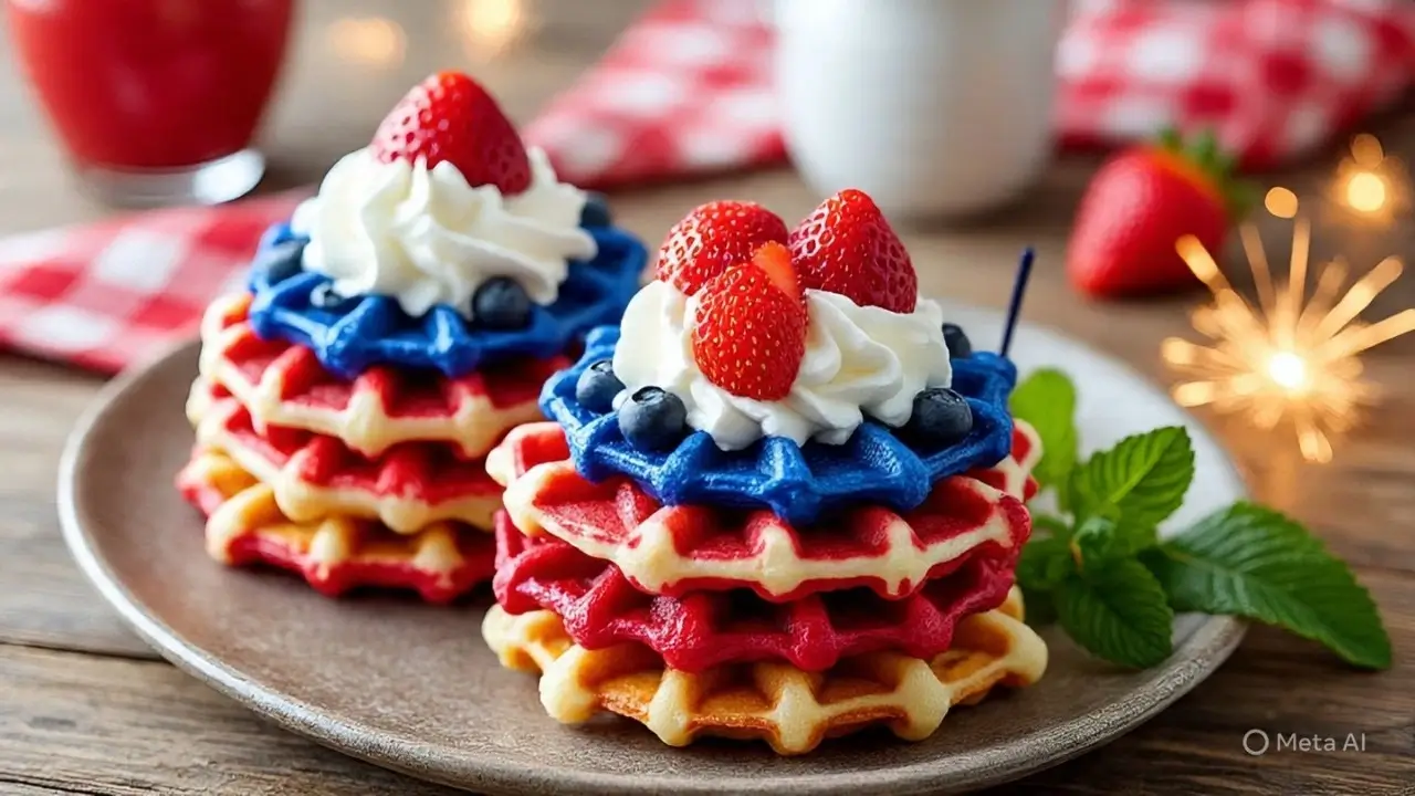Red-White-and-Blue-Waffles-A-Festive-Treat-for-Independence-Day