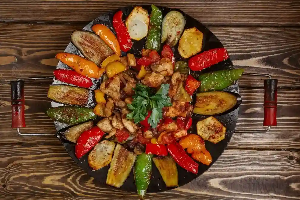 grilled-veges-in-waffle-maker