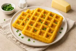polenta-waffles