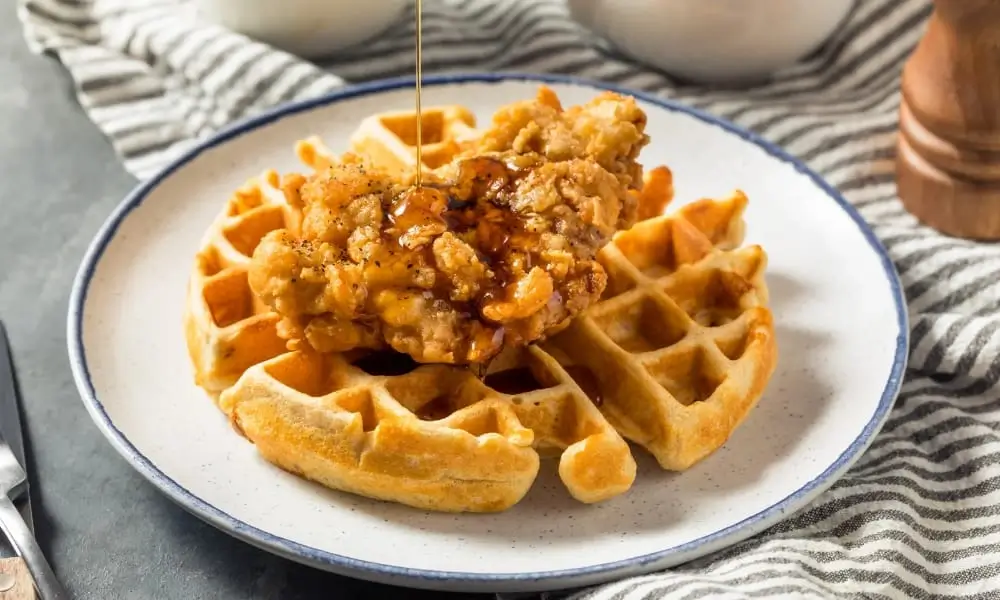savory waffle combo
