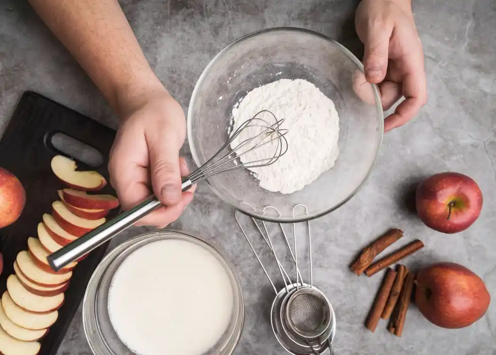 step-by-step-preparation-of-apple-waffles