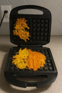 waffles sticking the iron