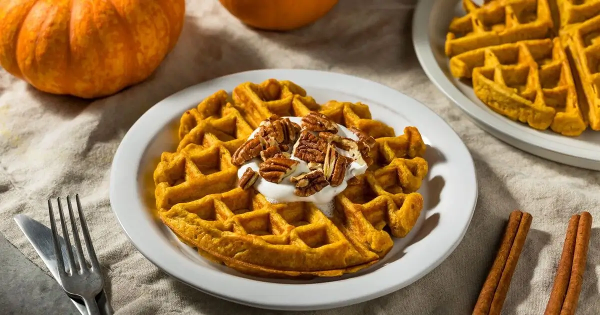 Dietary-Variations-of-Pumpkin-spiced-waffles