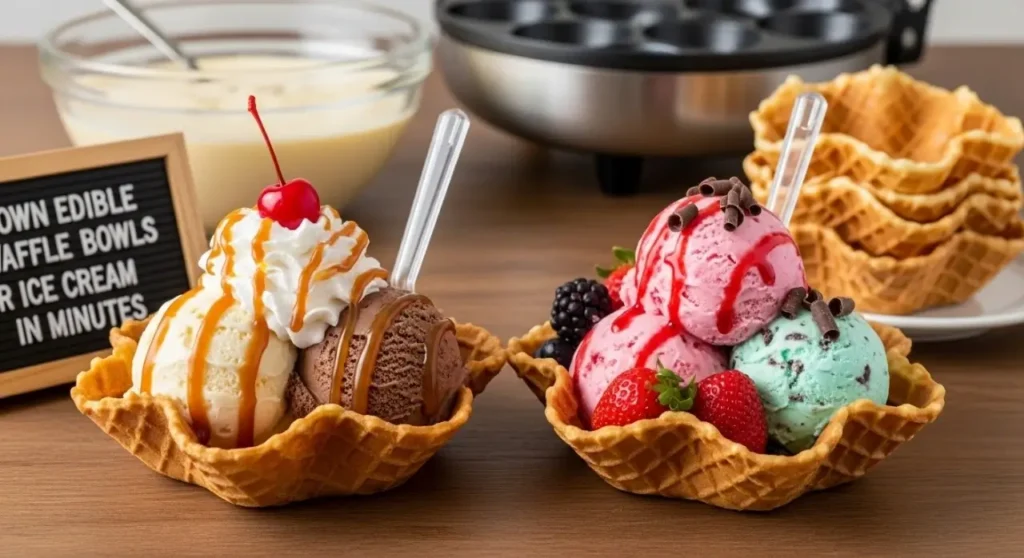 Make-Your-Own-Edible-Waffle-Bowls-for-Ice-Cream-in-Minutes