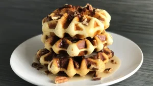 cinnamon-roll-waffles