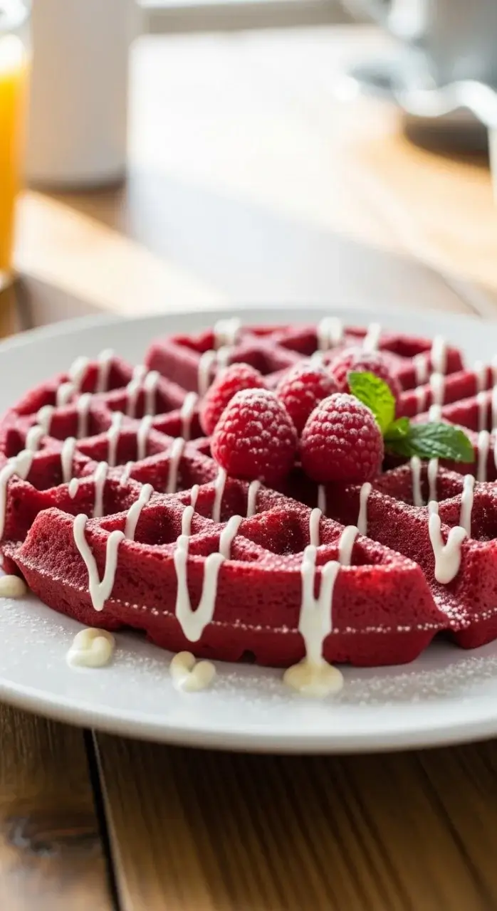 Red-Velvet-Waffle-Cups-Festive-Red-Waffle-Dessert-Cups